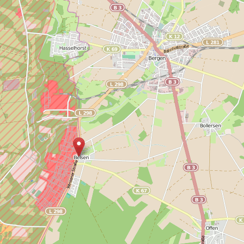 Anfahrtskarte von OpenStreetMap
